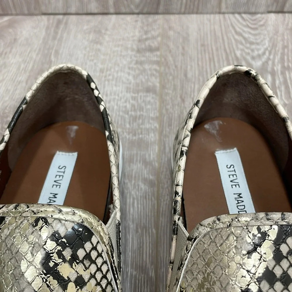 𝅺Steve Madden Safary Snakeskin Slip On Sneakers 9M - Picture 8 of 13